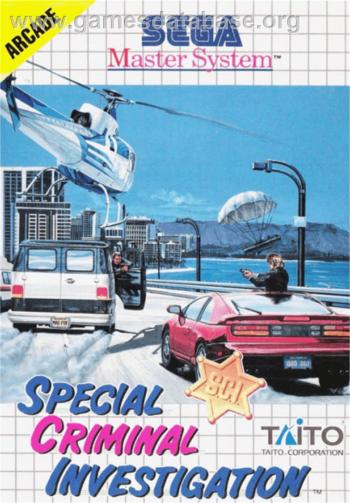 Cover Special Criminal Investigation for Master System II